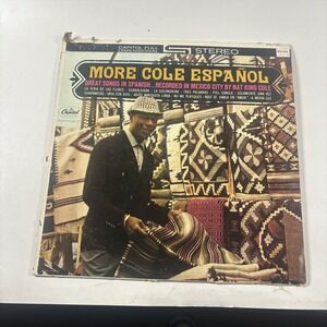 Nat King Cole More Cole En Español LP Vinyl Album Record Jazz Latin Funk / Soul